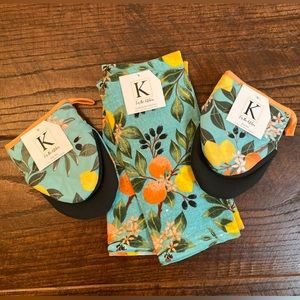 Farmhouse Oranges & Lemons Kitchen Towels & Oranges & Lemons Mini Oven Mitts